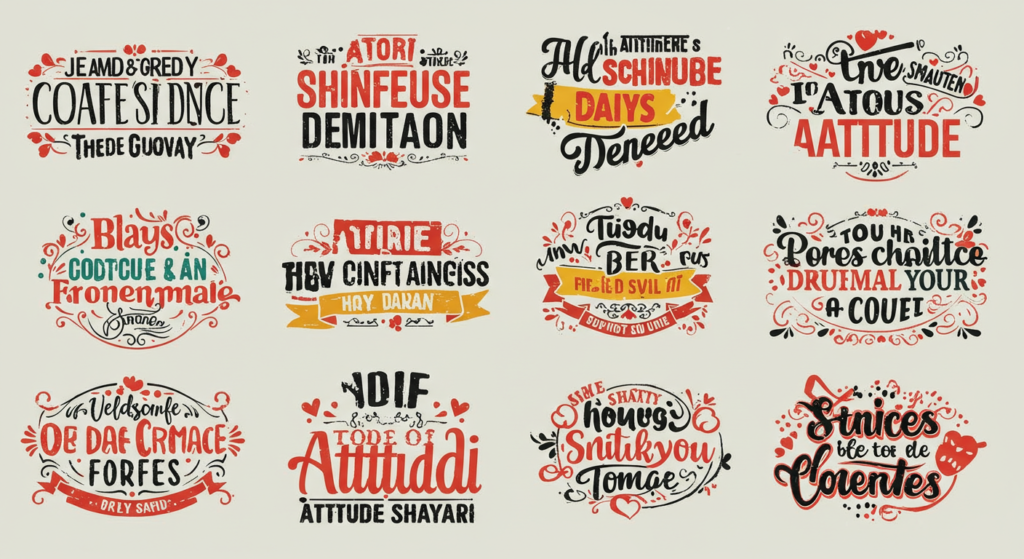 10 Types of Attitude Shayari